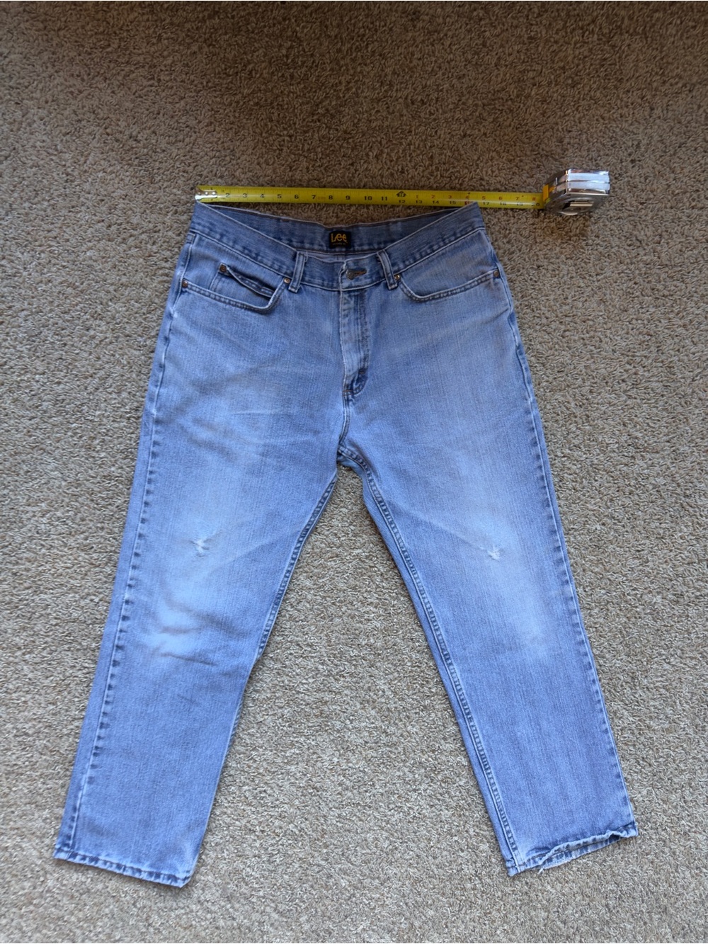 Vintage Lee Men’s Light Wash Relaxed Fit Jeans 36x30